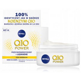 NIVEA Q10 Power Anti-Wrinkle Moisturizing SPF15 drėkinamasis dieninis veido kremas