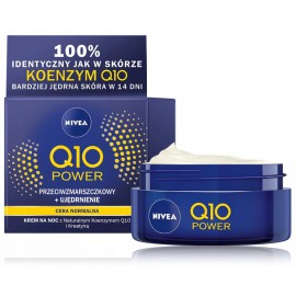 NIVEA Q10 Power Anti-Wrinkle Moisturizing  naktinis veido kremas normaliai odai