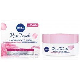 NIVEA Rose Touch Moisturizing Face Cream-Gel drėkinamasis veido kremas