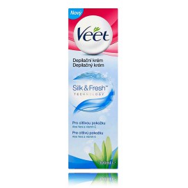 Veet Silk & Fresh depiliacinis kremas jautriai odai