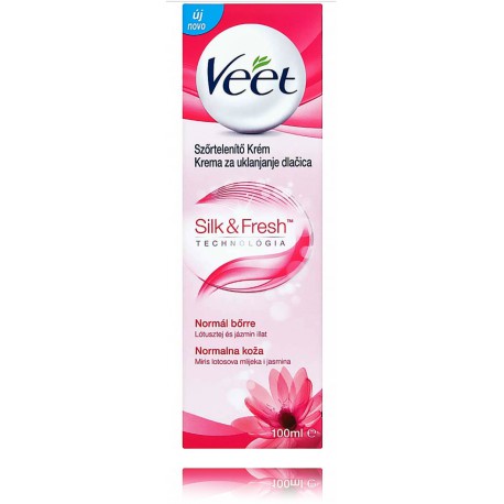 Veet Silk & Fresh depiliacinis kremas normaliai odai