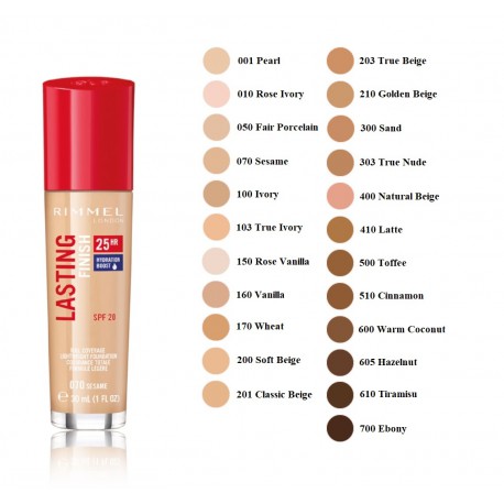 Rimmel Lasting Finish 25H makiažo pagrindas 30 ml.