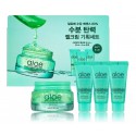 Holika Holika Set Aloe Soothing Essence 80% rinkinys (60 ml. veido kremas + 3 x 20 ml. veido kremas)