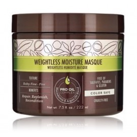 Macadamia Weightless Moisture neapsunkinanti plaukų kaukė