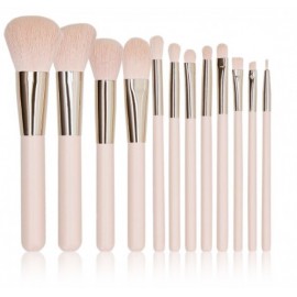 Mimo Tools for Beauty Makeup Brush Pink makiažo šepetėlių rinkinys 12 vnt.