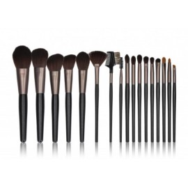 Mimo Tools for Beauty Makeup Brush Black makiažo šepetėlių rinkinys 18 vnt.