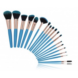 Mimo Tools for Beauty Makeup Brush Blue makiažo šepetėlių rinkinys 18 vnt.