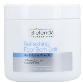 Bielenda Professional Refreshing Foot Bath Salt gaivinanti vonios druska pėdoms