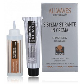 Allwaves Straightening rinkinys plaukų tiesinimui (kremas 100 ml. + neutralizatorius 100 ml. )