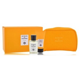 Acqua Di Parma Colonia rinkinys vyrams ir moterims (100 ml. EDC + 75 ml. dušo gelis + kosmetinė)