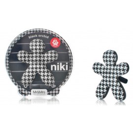 Mr & Mrs Fragrance Niki Black Orchid pakartotinai užpildomas oro gaiviklis automobiliui