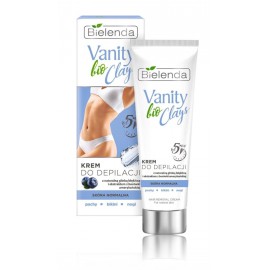 Bielenda Vanity Bio Clays Hair Removal Cream With Blue Clay depiliacinis kremas normaliai odai