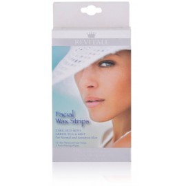 Revitale Wax Strips Facial depiliacinės vaško juostelės veidui