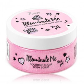 7DAYS Illuminate Me Smoothing Sugar Body Scrub Rose Girl kūno šveitiklis