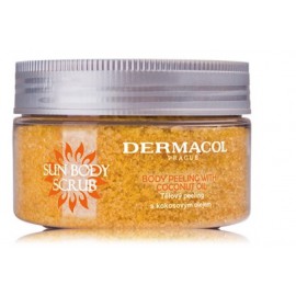 Dermacol Sun Body Scrub With Coconut Oil kūno šveitiklis su kokosų aliejumi