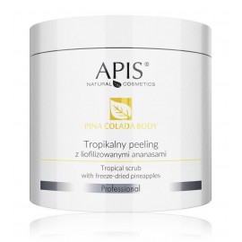 Apis Pina Colada Body Tropical Scrub kūno šveitiklis su liofilizuotais ananasais