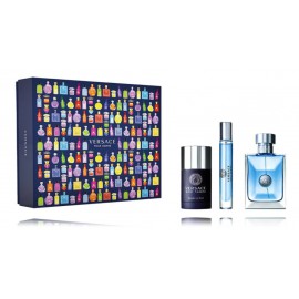 Versace Pour Homme rinkinys vyrams (100 ml. EDT + 10 ml. EDT + 75 ml. pieštukinis dezodorantas)