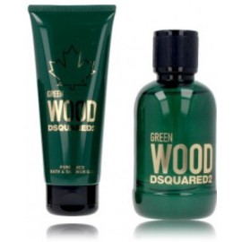 Dsquared2 Green Wood rinkinys vyrams (100 ml. EDT + 150 ml. dušo gelis)