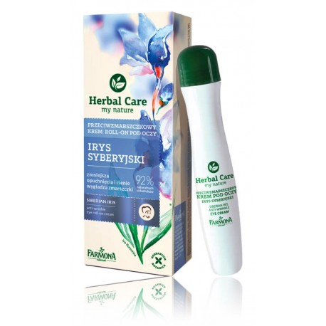 Farmona Herbal Care Siberian Iris Eye Roll-On Cream paakių kremas nuo raukšlių