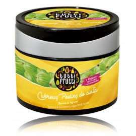 Farmona Tutti Frutti Banana & Gooseberry Sugar Body Scrub maitinamasis kūno šveitiklis