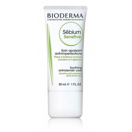 BIODERMA Sebium Sensitive Soothing Anti-Blemish Care raminamasis veido kremas