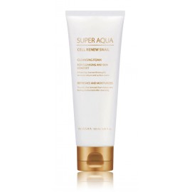 MISSHA Super Aqua Cell Renew Snail Cleansing Foam очищающая пенка для лица