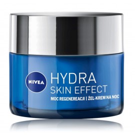 Nivea Hydra Skin Effect regeneruojamasis naktinis veido kremas-gelis