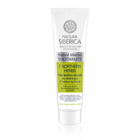 Natura Siberica Natural Siberian Toothpaste 7 Northern Herbs dantų pasta