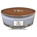 WoodWick Soft Chambray aromatinė žvakė