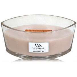 WoodWick Vanilla & Sea Salt aromatinė žvakė