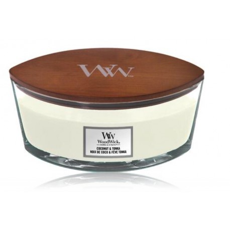 WoodWick Coconut & Tonka aromatinė žvakė