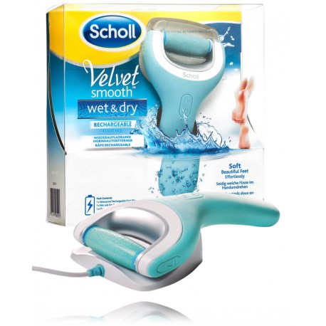 Scholl Velvet Smooth Wet & Dry įkraunamas pėdų šveitiklis