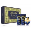 Versace pour Femme Dylan Blue rinkinys moterims (50 ml. EDP + 50 ml. dušo gelis + 50 ml. kūno losjonas)