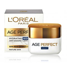 Loreal Paris Age Perfect Night naktinis veido kremas brandžiai odai