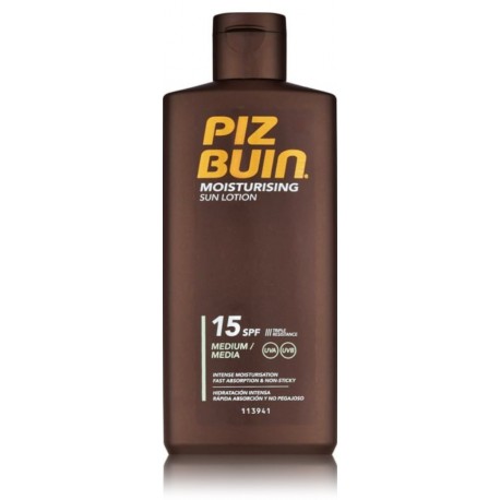 Piz Buin Moisturising Sun Lotion SPF15 apsauginis drėkinamasis losjonas