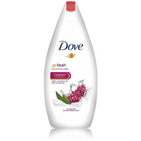 Dove Go Fresh Pomegranate & Lemon Verbena Scent Body Wash kūno prausiklis