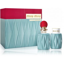 Miu Miu Miu Miu rinkinys moterims (100 ml. EDP + 100 ml. kūno losjonas)