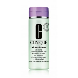 Clinique All About Clean All-In-One Cleansing Micellar Milk Makeup Remover valomasis micelinis pienelis