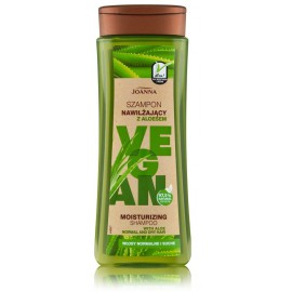 Joanna Vegan Moisturizing Shampoo drėkinantis plaukų šampūnas su alaviju