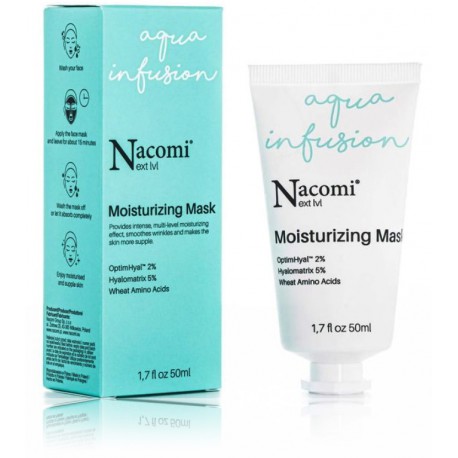 Nacomi Next Level Moisturizing Mask drėkinanti veido kaukė