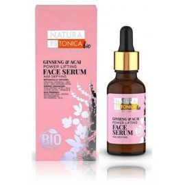 Natura Estonica Ginsegn & Acai Power Lifting Face Serum pakeliantis serumas brandžiai odai