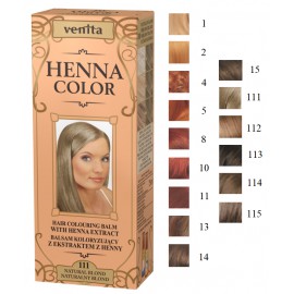 Venita Henna Color Balsam dažomasis plaukų balzamas su Henna ekstraktu 75 ml.