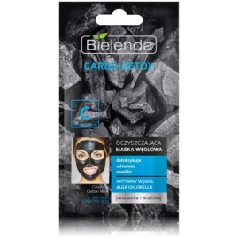 Bielenda Carbo Detox Purifying Mask valomoji anglies kaukė sausai ir jautriai veido odai