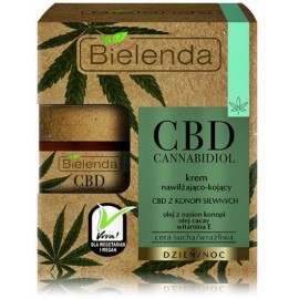 Bielenda CBD Cannabidiol Face Cream veido kremas sausai ir jautriai odai