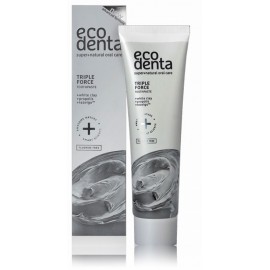 Ecodenta Triple Force Toothpaste trejopo poveikio dantų pasta