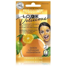 Eveline Look Delicious Energizing Bio Face Mask бодрящая маска для лица