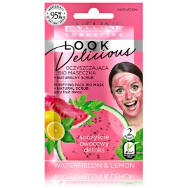 Eveline Look Delicious Cleansing Bio Face Mask valomoji veido kaukė