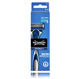 Wilkinson Sword Men Hydro5 Skin Protection Sensitive skustuvas su keičiamomis galvutėmis