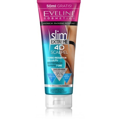 Eveline Slim Extreme 4D Scalpel Turbo Cellulite Reducer anticeliulitinė priemonė