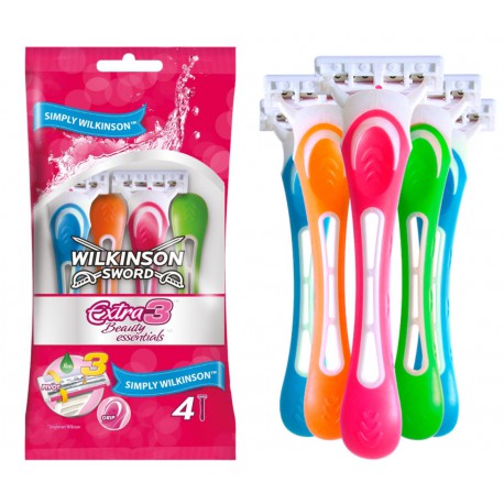 Wilkinson Sword For Women Extra3 Beauty vienkartiniai skustuvai